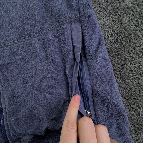 Patagonia Synchilla Women Purple Medium Fleece Full Zip Jacket Outdoors Pockets - Picture 9 of 15